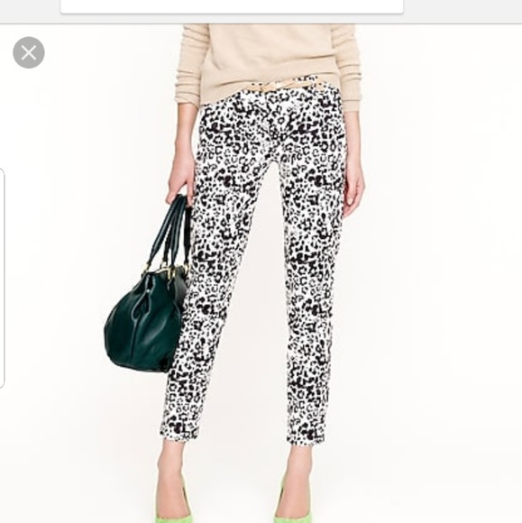 J. Crew Denim - Jcrew Bennet cropped pant style 11014 animal print